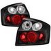 Spyder Auto 5000002 Euro Style Tail Lights; Uses Stock Bulbs; Pair; Black; - Truck Part Superstore