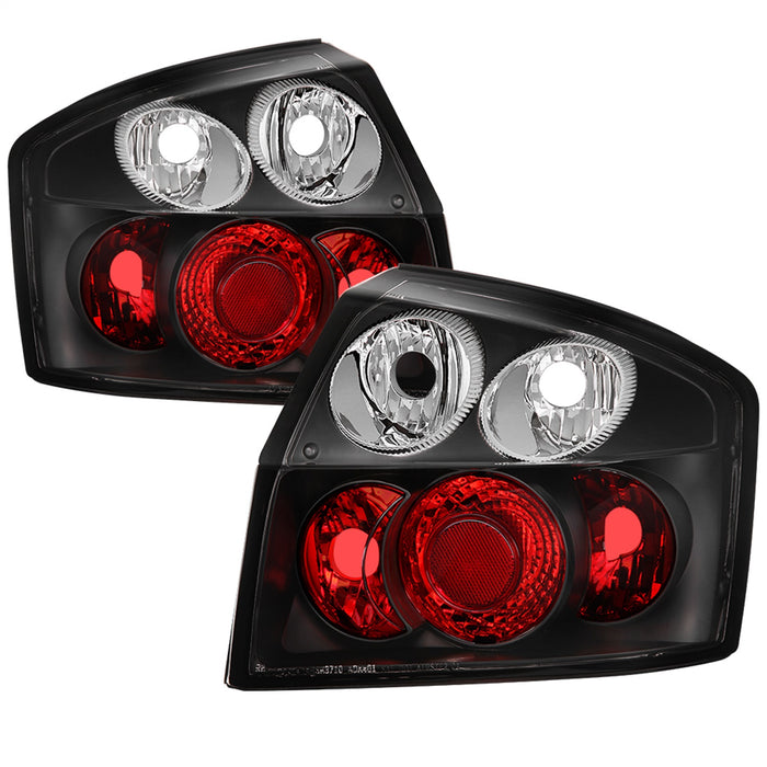 Spyder Auto 5000002 Euro Style Tail Lights; Uses Stock Bulbs; Pair; Black; - Truck Part Superstore
