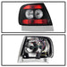 Spyder Auto 5000064 Euro Style Tail Lights; Uses Stock Bulbs; Pair; Black; - Truck Part Superstore