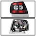 Spyder Auto 5000064 Euro Style Tail Lights; Uses Stock Bulbs; Pair; Black; - Truck Part Superstore