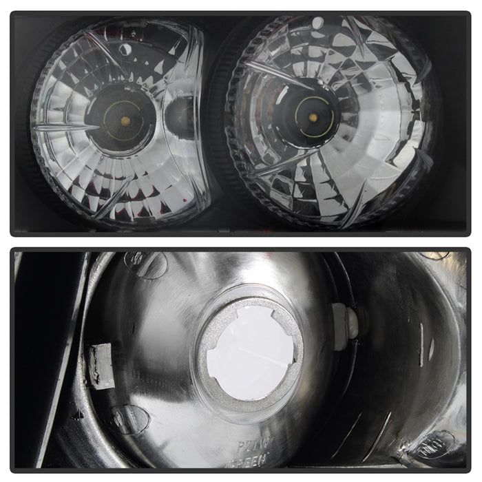Spyder Auto 5000064 Euro Style Tail Lights; Uses Stock Bulbs; Pair; Black; - Truck Part Superstore