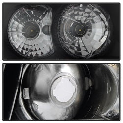 Spyder Auto 5000064 Euro Style Tail Lights; Uses Stock Bulbs; Pair; Black; - Truck Part Superstore
