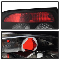 Spyder Auto 5000064 Euro Style Tail Lights; Uses Stock Bulbs; Pair; Black; - Truck Part Superstore
