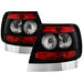 Spyder Auto 5000064 Euro Style Tail Lights; Uses Stock Bulbs; Pair; Black; - Truck Part Superstore