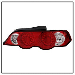 Spyder Auto 5000385 LED Tail Lights; Uses Stock Bulbs; Pair; Red/Clear; - Truck Part Superstore