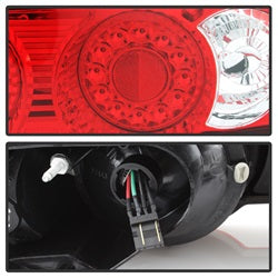 Spyder Auto 5000385 LED Tail Lights; Uses Stock Bulbs; Pair; Red/Clear; - Truck Part Superstore