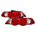 Spyder Auto 5000385 LED Tail Lights; Uses Stock Bulbs; Pair; Red/Clear; - Truck Part Superstore
