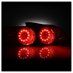Spyder Auto 5000385 LED Tail Lights; Uses Stock Bulbs; Pair; Red/Clear; - Truck Part Superstore