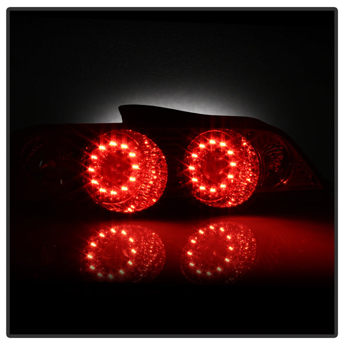 Spyder Auto 5000385 LED Tail Lights; Uses Stock Bulbs; Pair; Red/Clear; - Truck Part Superstore