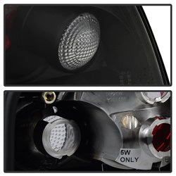 Spyder Auto 5000408 Euro Style Tail Lights; Uses Stock Bulbs; Pair; Black; - Truck Part Superstore