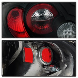 Spyder Auto 5000408 Euro Style Tail Lights; Uses Stock Bulbs; Pair; Black; - Truck Part Superstore