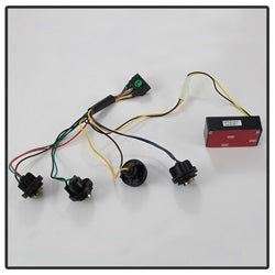 Spyder Auto 5000408 Euro Style Tail Lights; Uses Stock Bulbs; Pair; Black; - Truck Part Superstore
