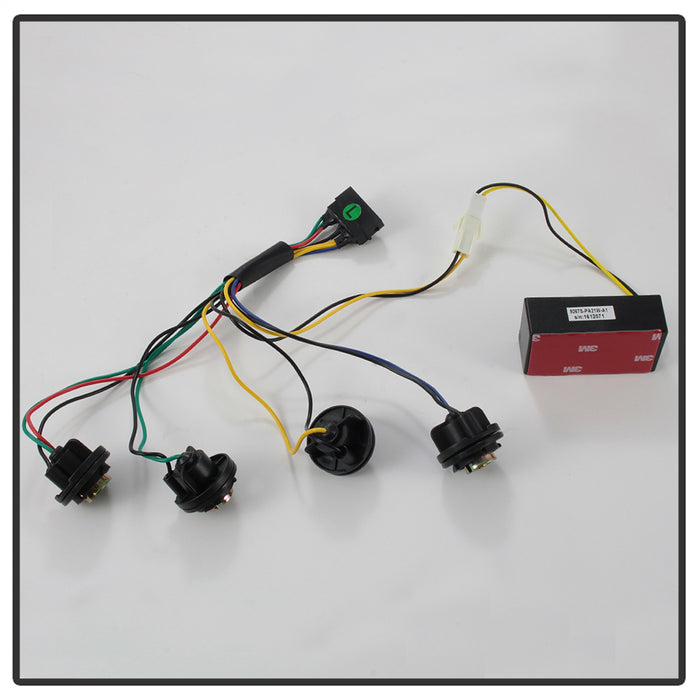 Spyder Auto 5000408 Euro Style Tail Lights; Uses Stock Bulbs; Pair; Black; - Truck Part Superstore