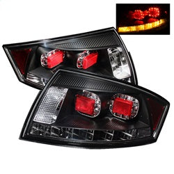 Spyder Auto 5000422 LED Tail Lights; Uses Stock Bulbs; Pair; Black; - Truck Part Superstore