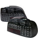 Spyder Auto 5000644 LED Tail Lights; Uses S25 Amber 120 Degree Single Filament Bulb; Pair; Smoke; - Truck Part Superstore