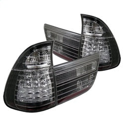 Spyder Auto 5000781 LED Tail Lights; Uses Stock Bulbs; 4 pc.; Black; - Truck Part Superstore