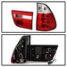 Spyder Auto 5000835 Euro Style Tail Lights; Uses Stock Bulbs; 4 pc.; Red/Clear; - Truck Part Superstore