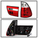 Spyder Auto 5000835 Euro Style Tail Lights; Uses Stock Bulbs; 4 pc.; Red/Clear; - Truck Part Superstore
