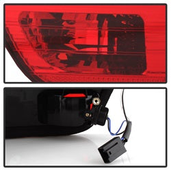 Spyder Auto 5000835 Euro Style Tail Lights; Uses Stock Bulbs; 4 pc.; Red/Clear; - Truck Part Superstore