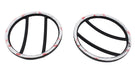 Kentrol 50008 Jeep JK Side Marker Covers Pair 07-18 Wrangler JK Powdercoat Black Kentrol - Truck Part Superstore