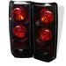 Spyder Auto 5000996 Euro Style Tail Lights; Uses Stock Bulbs; Pair; Black; - Truck Part Superstore