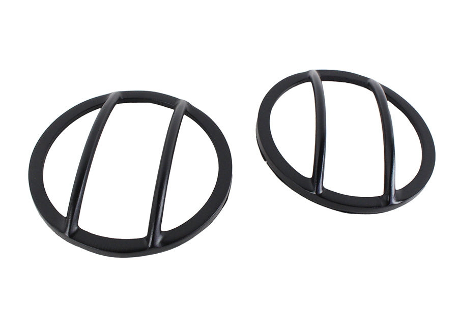 Kentrol 50009 Jeep JK Front Marker Covers Pair 07-18 Wrangler JK Powdercoat Black Kentrol - Truck Part Superstore