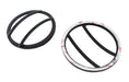 Kentrol 50009 Jeep JK Front Marker Covers Pair 07-18 Wrangler JK Powdercoat Black Kentrol - Truck Part Superstore
