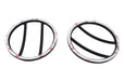 Kentrol 50009 Jeep JK Front Marker Covers Pair 07-18 Wrangler JK Powdercoat Black Kentrol - Truck Part Superstore