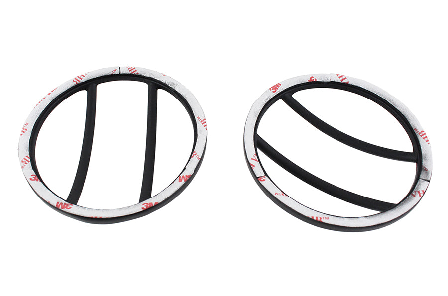 Kentrol 50009 Jeep JK Front Marker Covers Pair 07-18 Wrangler JK Powdercoat Black Kentrol - Truck Part Superstore