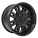 Pro Comp Alloy Wheels 5001-7973 Series 5001 17x9 with 5 on 5 Bolt Pattern 4.75 Backspace Satin Black Finish Pro Comp Alloy Wheels - Truck Part Superstore