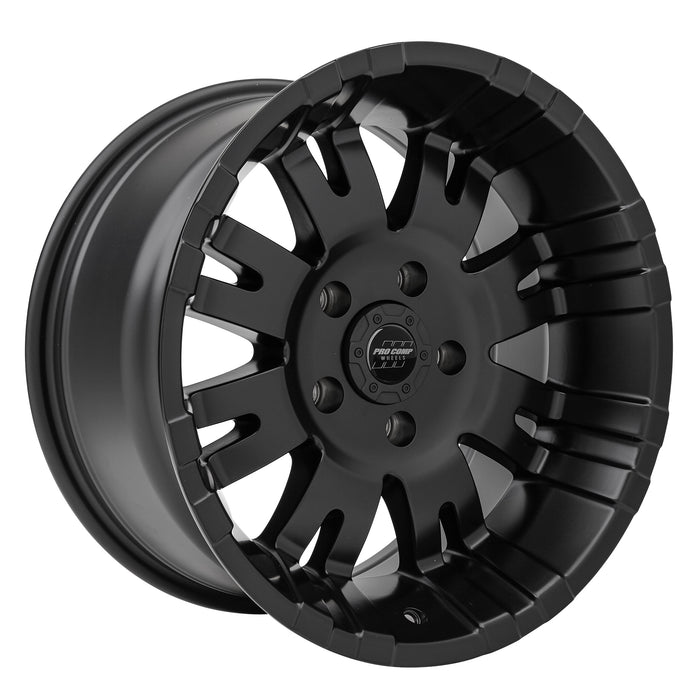 Pro Comp Alloy Wheels 5001-7985 Series 5001 17x9 with 5 on 5.5 Bolt Pattern 4.75 Backspace Satin Black Finish Pro Comp Alloy Wheels - Truck Part Superstore