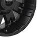Pro Comp Alloy Wheels 5001-89582 Series 5001 18x9.5 with 8 on 6.5 Bolt Pattern 4.5 Backspace Satin Black Finish Pro Comp Alloy Wheels - Truck Part Superstore