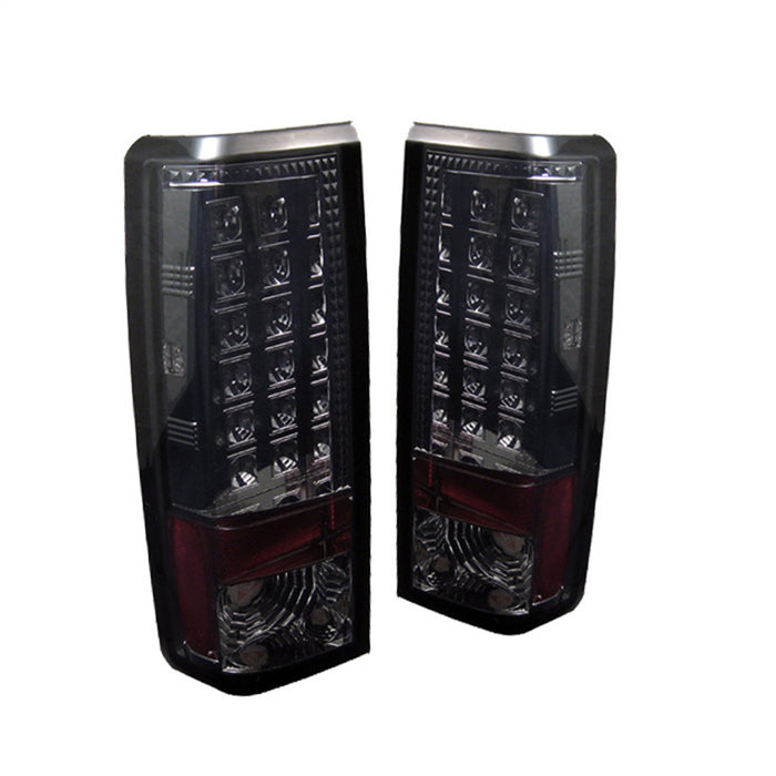 Spyder Auto 5001054 LED Tail Lights; Uses Stock Bulbs; Pair; Smoke; - Truck Part Superstore