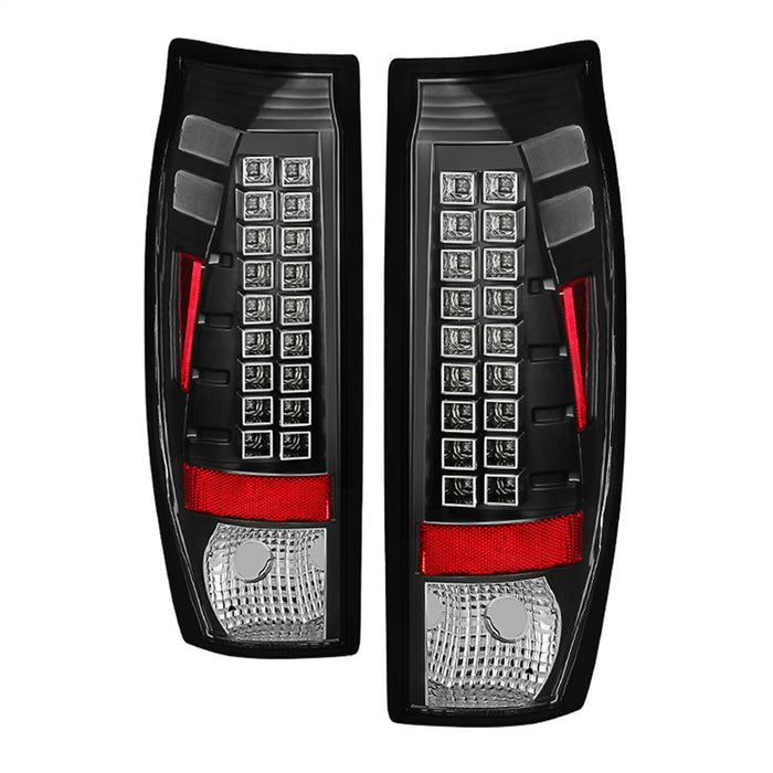 Spyder Auto 5001061 LED Tail Lights; Uses Stock Bulbs; Pair; Black; - Truck Part Superstore