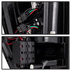 Spyder Auto 5001061 LED Tail Lights; Uses Stock Bulbs; Pair; Black; - Truck Part Superstore