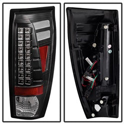 Spyder Auto 5001061 LED Tail Lights; Uses Stock Bulbs; Pair; Black; - Truck Part Superstore