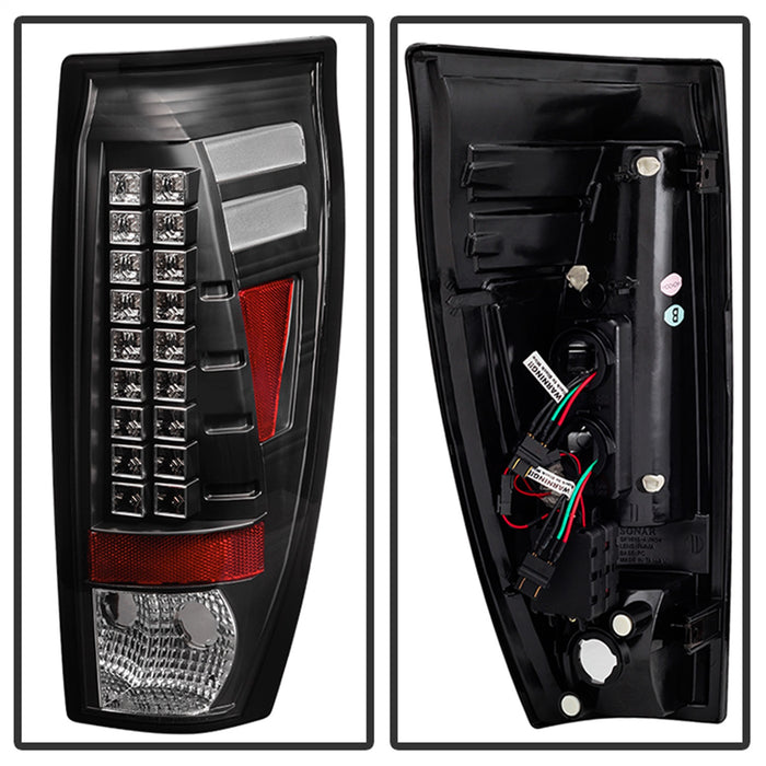 Spyder Auto 5001061 LED Tail Lights; Uses Stock Bulbs; Pair; Black; - Truck Part Superstore