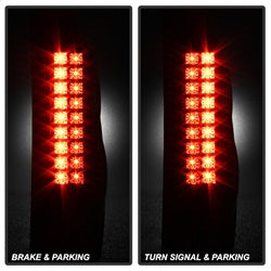 Spyder Auto 5001061 LED Tail Lights; Uses Stock Bulbs; Pair; Black; - Truck Part Superstore