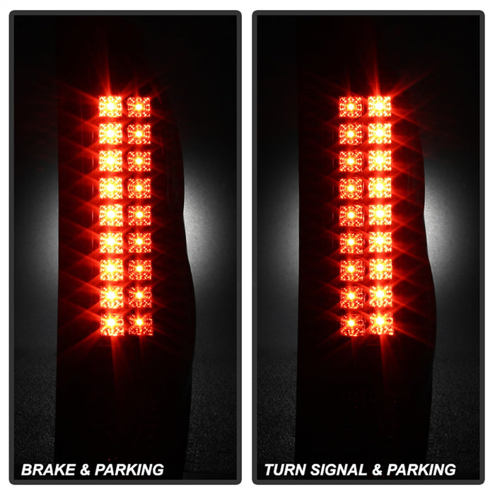 Spyder Auto 5001061 LED Tail Lights; Uses Stock Bulbs; Pair; Black; - Truck Part Superstore