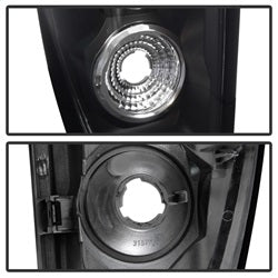 Spyder Auto 5001108 Euro Style Tail Lights; Uses Stock Bulbs; Pair; Black; - Truck Part Superstore