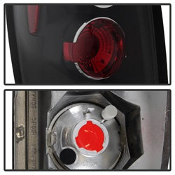 Spyder Auto 5001108 Euro Style Tail Lights; Uses Stock Bulbs; Pair; Black; - Truck Part Superstore