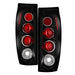 Spyder Auto 5001108 Euro Style Tail Lights; Uses Stock Bulbs; Pair; Black; - Truck Part Superstore
