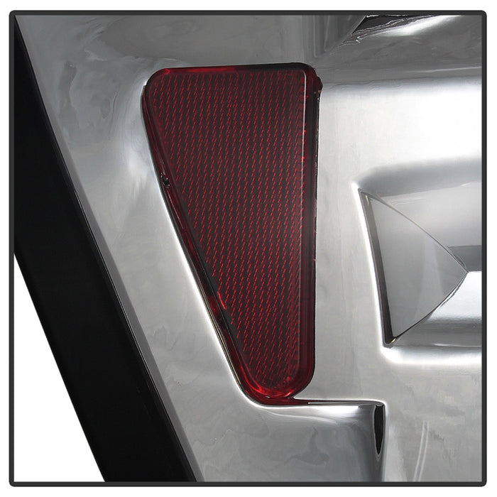 Spyder Auto 5001115 Euro Style Tail Lights; Uses Stock Bulbs; Pair; Chrome; - Truck Part Superstore