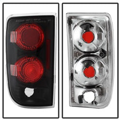 Spyder Auto 5001146 Euro Style Tail Lights; Uses Stock Bulbs; Pair; Black; - Truck Part Superstore