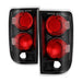 Spyder Auto 5001146 Euro Style Tail Lights; Uses Stock Bulbs; Pair; Black; - Truck Part Superstore