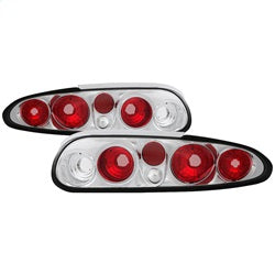 Spyder Auto 5001207 Euro Style Tail Lights; Uses Stock Bulbs; Pair; Chrome; - Truck Part Superstore