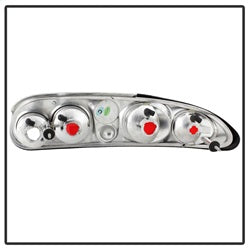 Spyder Auto 5001207 Euro Style Tail Lights; Uses Stock Bulbs; Pair; Chrome; - Truck Part Superstore