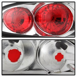 Spyder Auto 5001207 Euro Style Tail Lights; Uses Stock Bulbs; Pair; Chrome; - Truck Part Superstore