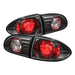 Spyder Auto 5001245 Euro Style Tail Lights; Uses Stock Bulbs; Pair; Black; - Truck Part Superstore