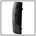 Spyder Auto 5001283 Euro Style Tail Lights; Uses Stock Bulbs; Pair; Black; - Truck Part Superstore